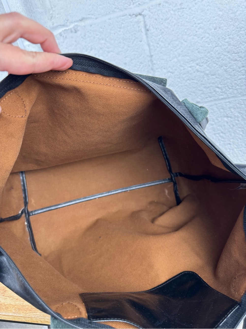 Longchamp Le Pliage Black Metallic Equestrian Logo Tote Bag Made in France - Picture 14 of 16